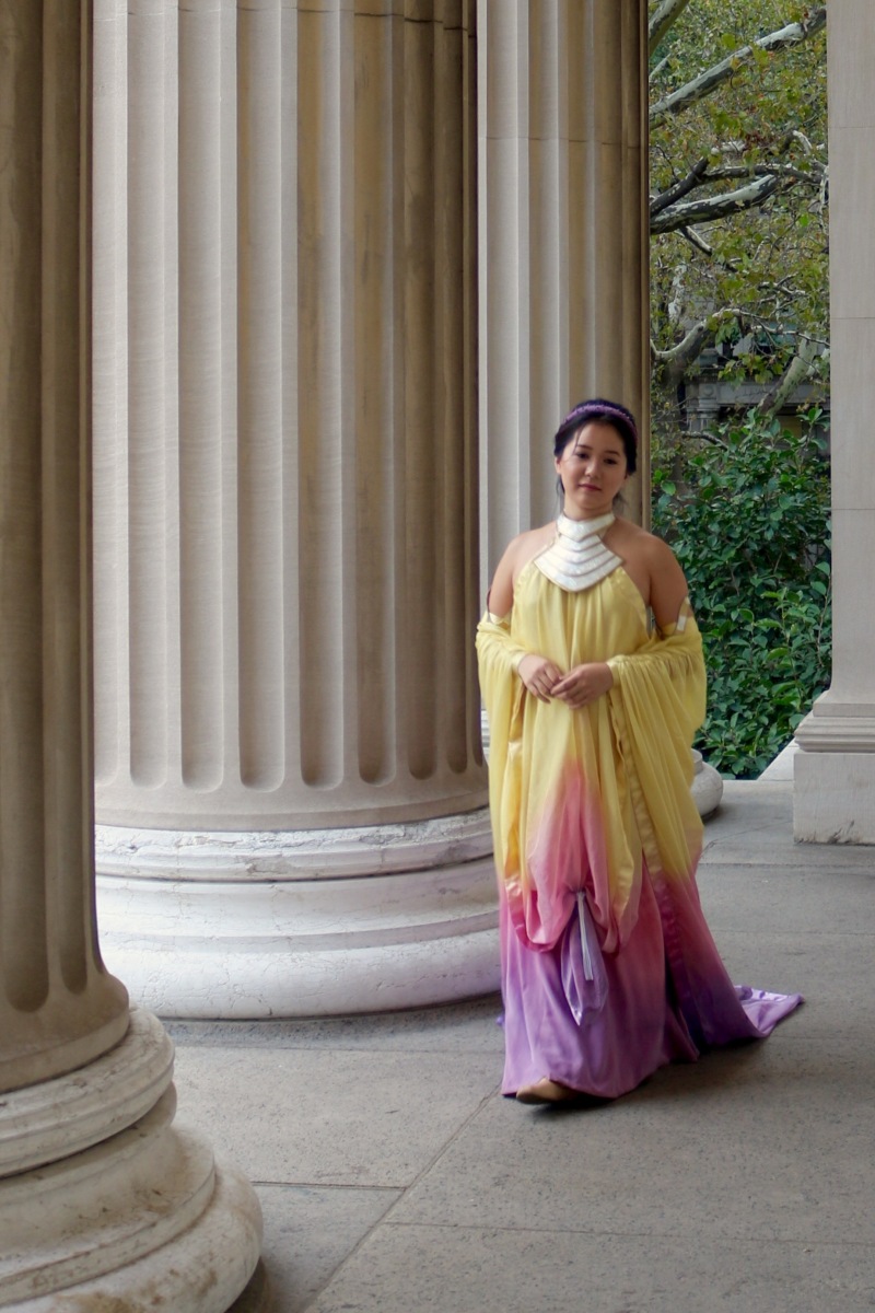 Padme Rainbow Lake Dress Amidala Star Wars Costume Cosplay